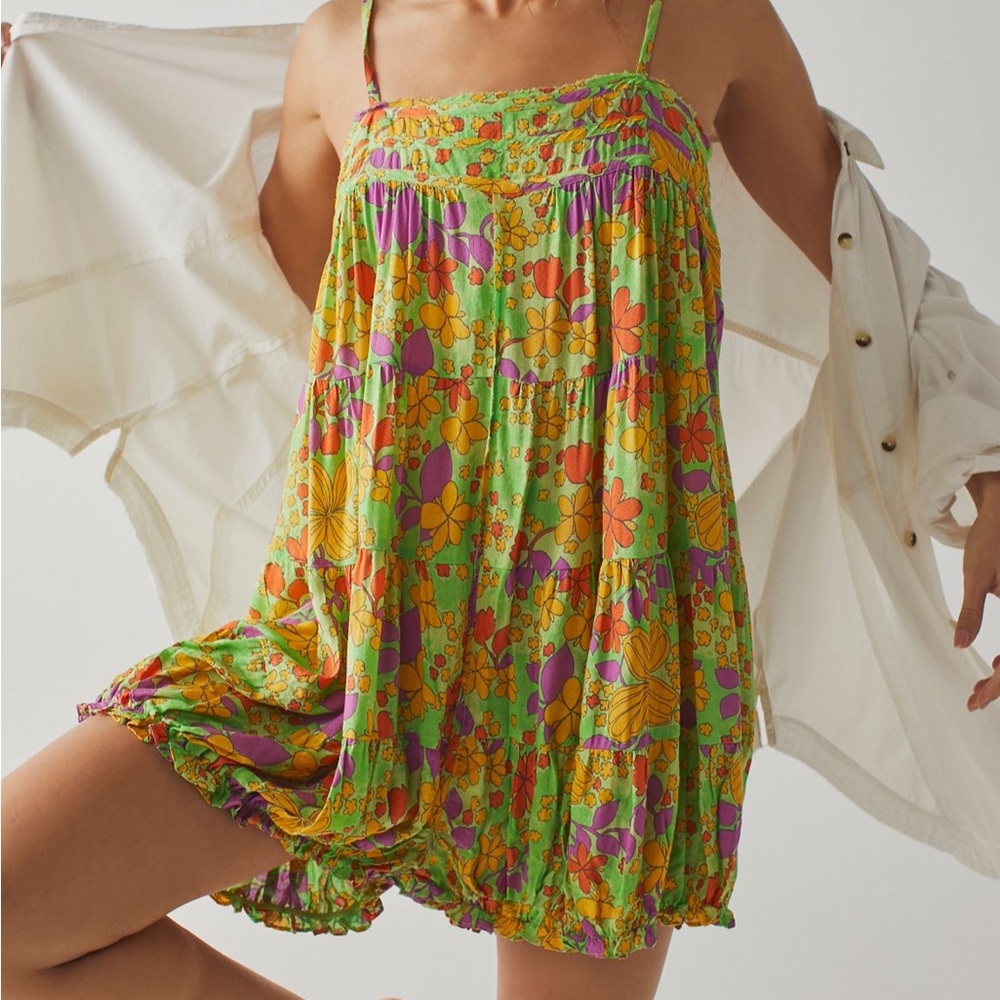 Printed romper